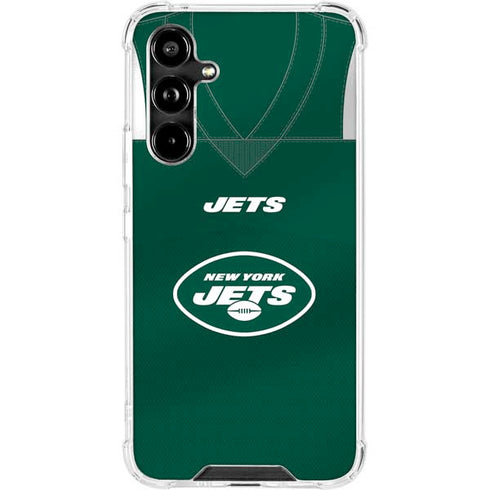 NFL New York Jets Team Jersey Galaxy A54 5G Clear Case