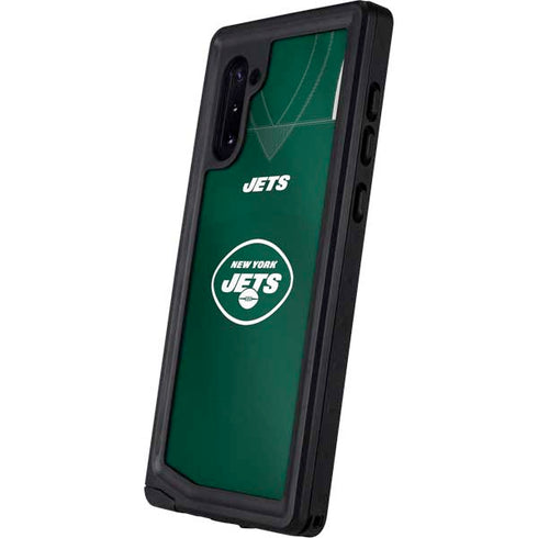 NFL New York Jets Team Jersey Galaxy Note 10 Waterproof Case