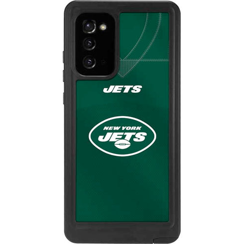 NFL New York Jets Team Jersey Galaxy Note20 5G Waterproof Case
