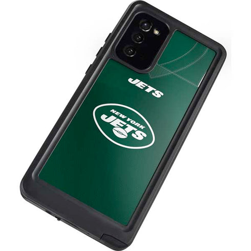 NFL New York Jets Team Jersey Galaxy Note20 5G Waterproof Case