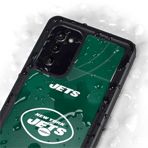 NFL New York Jets Team Jersey Galaxy Note20 5G Waterproof Case