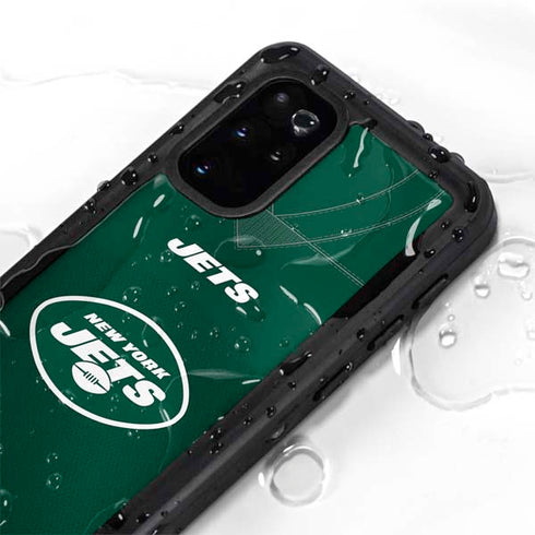 NFL New York Jets Team Jersey Galaxy S20 Plus Waterproof Case