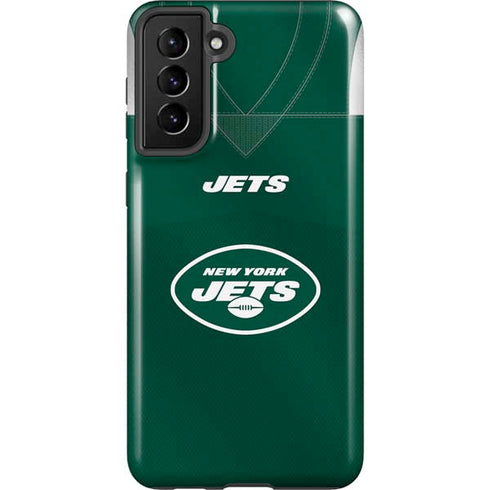 NFL New York Jets Team Jersey Galaxy S21 Plus 5G Pro Case