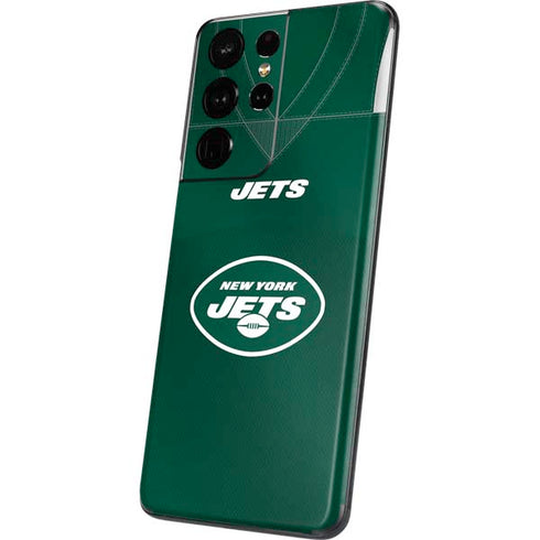 NFL New York Jets Team Jersey Galaxy S21 Ultra 5G Skin