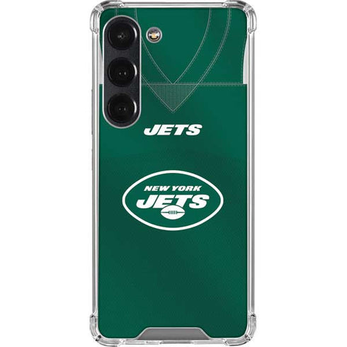 NFL New York Jets Team Jersey Galaxy S23 Clear Case