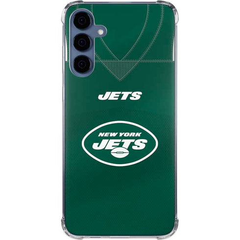 NFL New York Jets Team Jersey Galaxy S24 Clear Case