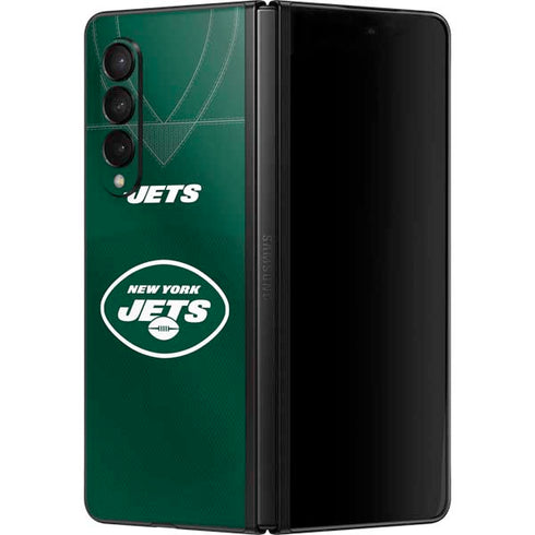 NFL New York Jets Team Jersey Galaxy Z Fold3 5G Skin