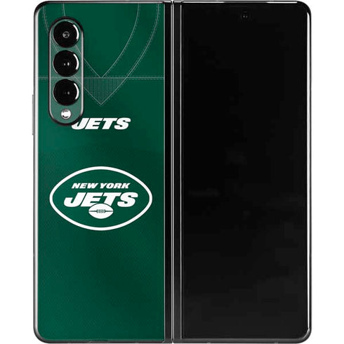NFL New York Jets Team Jersey Galaxy Z Fold3 5G Skin