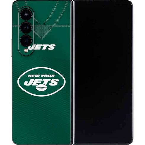 NFL New York Jets Team Jersey Galaxy Z Fold4 5G Skin