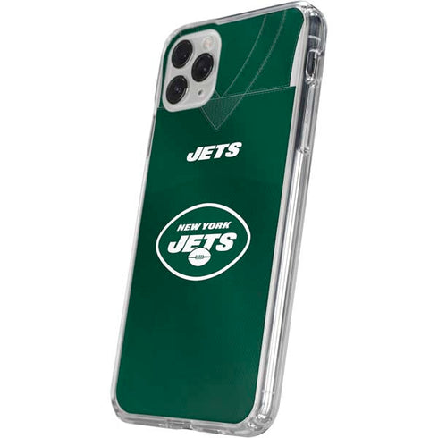 NFL New York Jets Team Jersey iPhone 11 Pro Clear Case