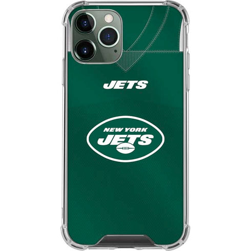 NFL New York Jets Team Jersey iPhone 11 Pro Max Clear Case