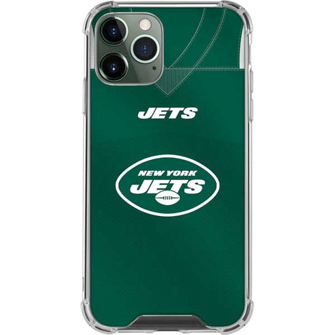 NFL New York Jets Team Jersey iPhone 12 Pro Max Clear Case
