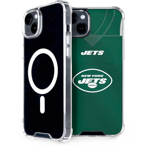 NFL New York Jets Team Jersey iPhone 15 Plus MagSafe Case