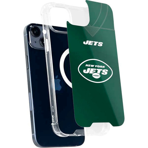 NFL New York Jets Team Jersey iPhone 15 Plus MagSafe Case