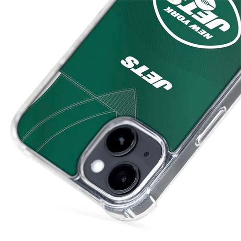 NFL New York Jets Team Jersey iPhone 15 Plus MagSafe Case