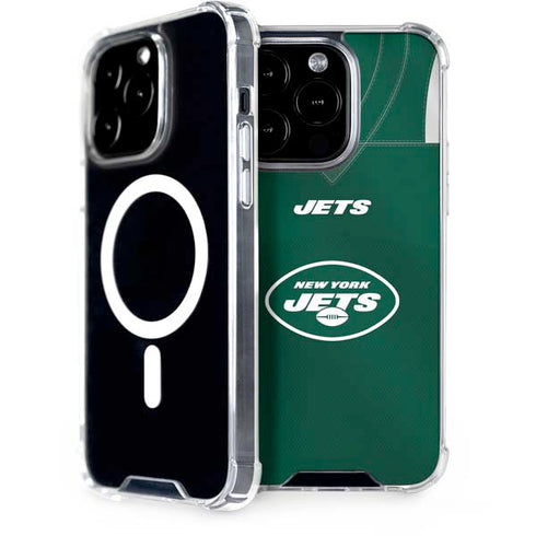 NFL New York Jets Team Jersey iPhone 14 Pro MagSafe Case
