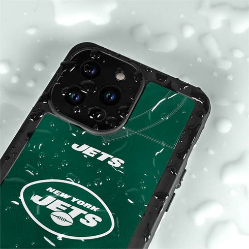 NFL New York Jets Team Jersey iPhone 14 Pro Max Waterproof Case