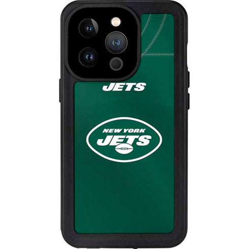 NFL New York Jets Team Jersey iPhone 14 Pro Waterproof Case