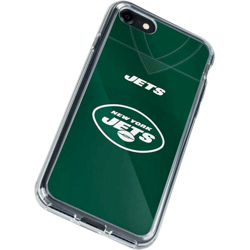 NFL New York Jets Team Jersey iPhone SE (2nd & 3rd Gen) Clear Case