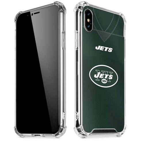 NFL New York Jets Team Jersey iPhone X/XS Clear Case