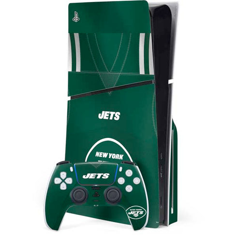 NFL New York Jets Team Jersey PS5 Slim Disk Bundle Skin