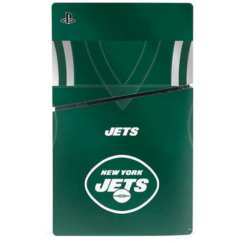 NFL New York Jets Team Jersey PS5 Slim Disk Console Skin