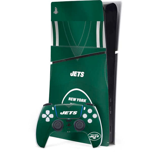 NFL New York Jets Team Jersey PS5 Slim Digital Edition Bundle Skin