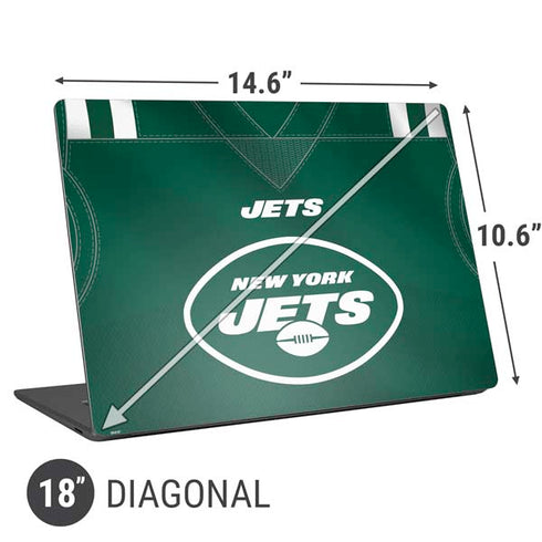 NFL New York Jets Team Jersey Universal Laptop 18in (14.6 x 10.6in) Skin