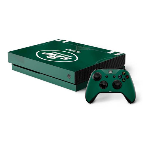 NFL New York Jets Team Jersey Xbox One X Bundle Skin