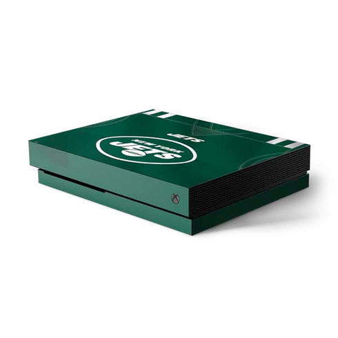 NFL New York Jets Team Jersey Xbox One X Console Skin