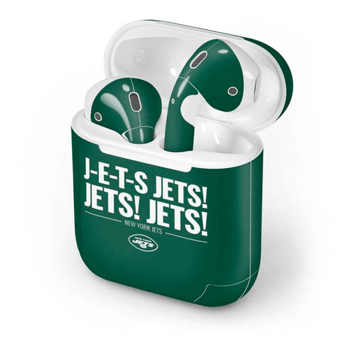 NFL New York Jets Team Motto Apple AirPods Skin