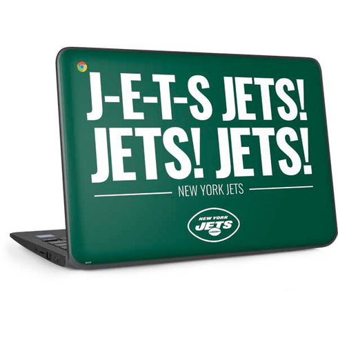 NFL New York Jets Team Motto HP Chromebook Skin