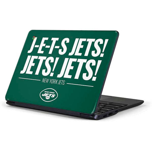 NFL New York Jets Team Motto Samsung Chromebook Skin