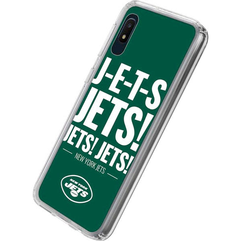 NFL New York Jets Team Motto Galaxy A10e Clear Case