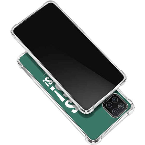 NFL New York Jets Team Motto Galaxy A12 Clear Case