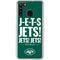 NFL New York Jets Team Motto Galaxy A21 Clear Case