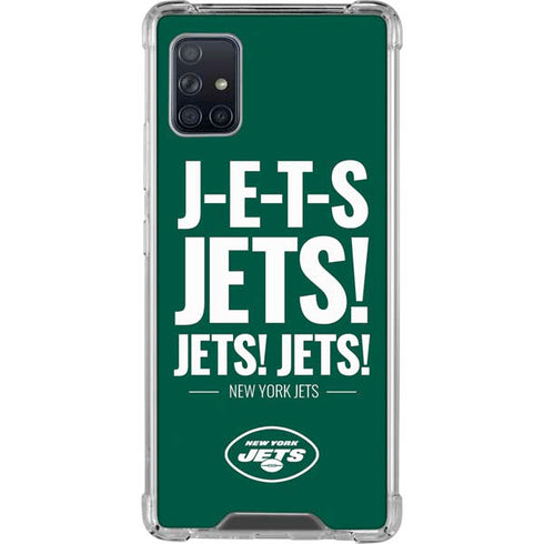 NFL New York Jets Team Motto Galaxy A51 5G Clear Case