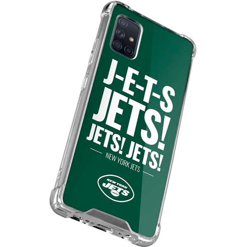 NFL New York Jets Team Motto Galaxy A51 5G Clear Case