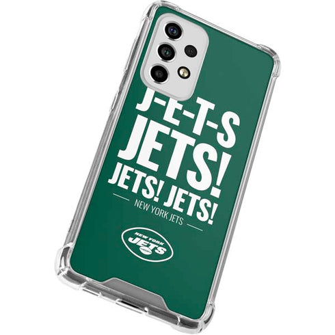 NFL New York Jets Team Motto Galaxy A53 5G Clear Case