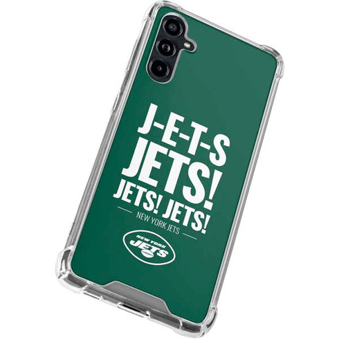 NFL New York Jets Team Motto Galaxy A54 5G Clear Case
