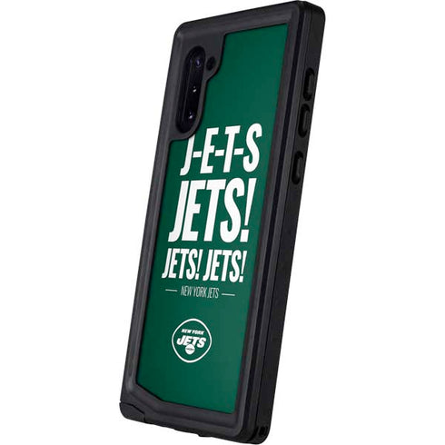 NFL New York Jets Team Motto Galaxy Note 10 Waterproof Case