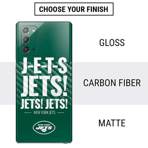 NFL New York Jets Team Motto Galaxy Note20 5G Skin