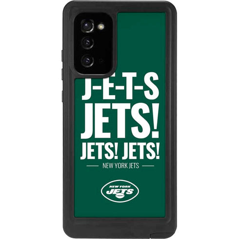 NFL New York Jets Team Motto Galaxy Note20 5G Waterproof Case