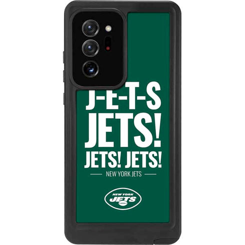 NFL New York Jets Team Motto Galaxy Note20 Ultra 5G Waterproof Case