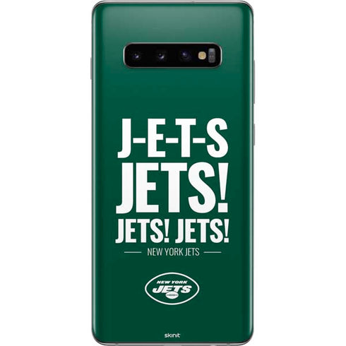 NFL New York Jets Team Motto Galaxy S10 Plus Skin