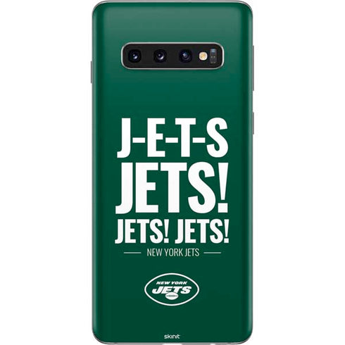 NFL New York Jets Team Motto Galaxy S10 Skin