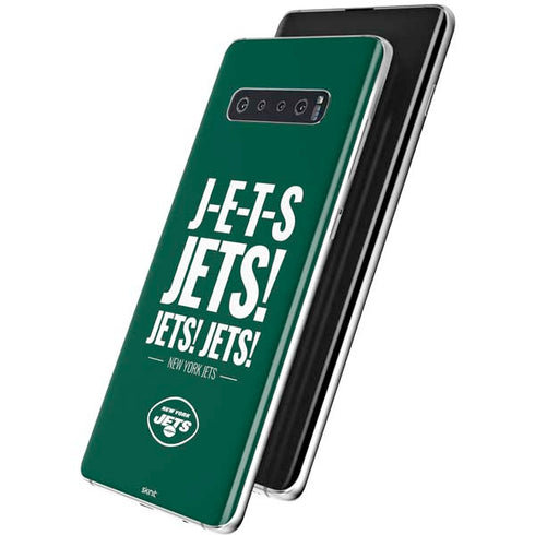 NFL New York Jets Team Motto Galaxy S10 Skin