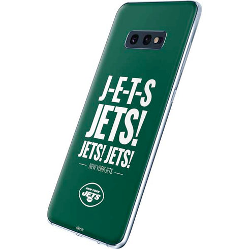 NFL New York Jets Team Motto Galaxy S10e Skin