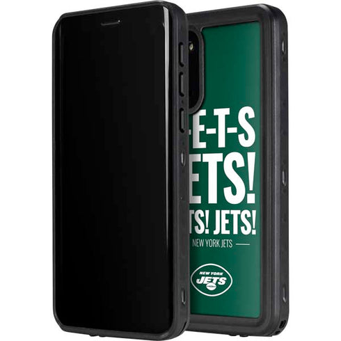 NFL New York Jets Team Motto Galaxy S20 Plus Waterproof Case