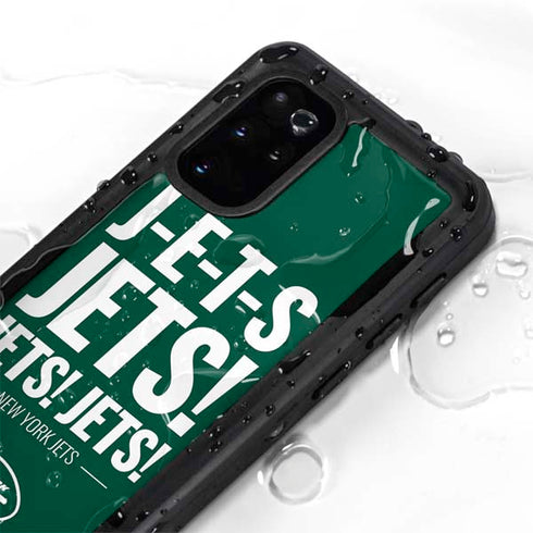 NFL New York Jets Team Motto Galaxy S20 Plus Waterproof Case